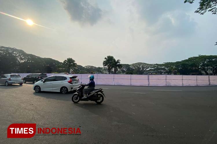 Anggaran Kembali Turun, Revitalisasi Alun Alun Tugu Malang Mulai Digarap