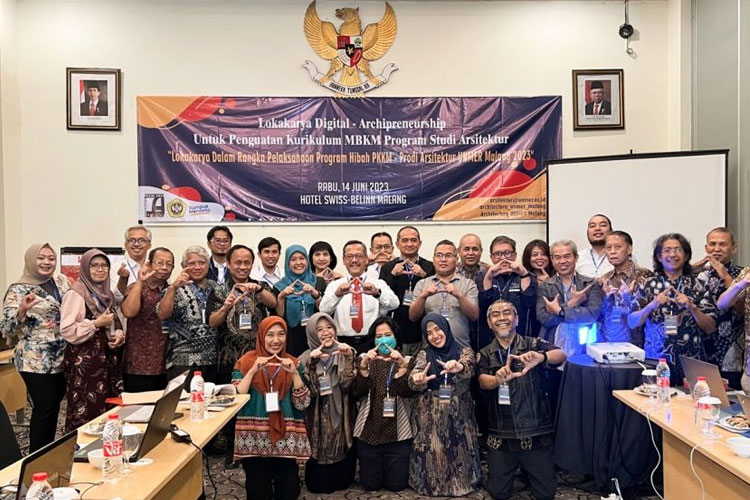 Prodi Teknik Arsitektur Unmer Malang Kembangkan Kurikulum Dengan Pendekatan Digital dan Green Architecture