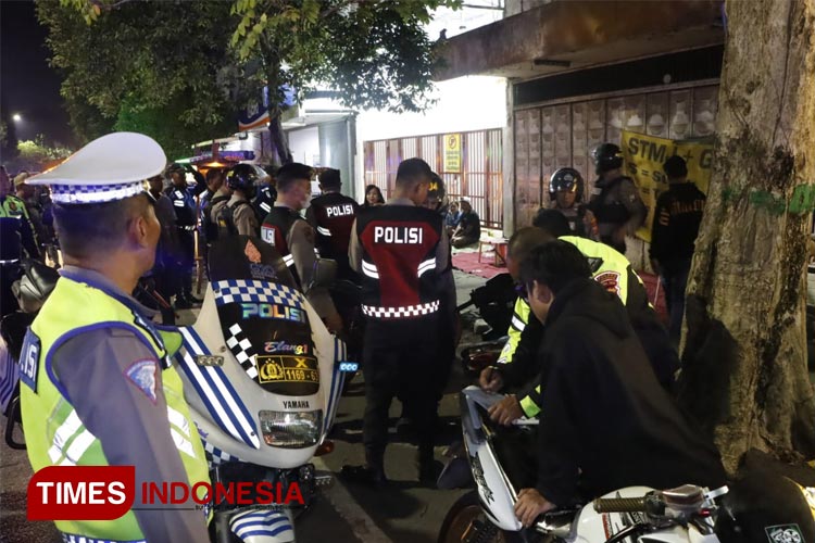 Polres Jombang Amankan 48 Motor Berknalpot Brong