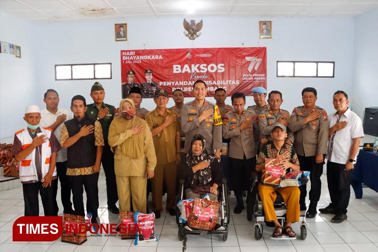 Kapolres Jombang Peduli Penyandang Disabilitas