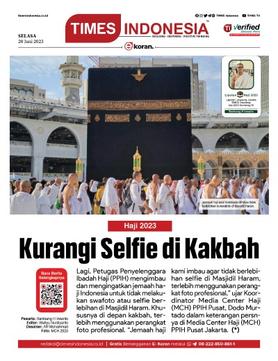 Edisi Selasa, 20 Juni 2023: E-Koran, Bacaan Positif Masyarakat 5.0