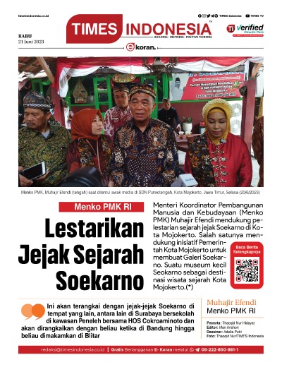 Edisi Rabu, 21 Juni 2023: E-Koran, Bacaan Positif Masyarakat 5.0