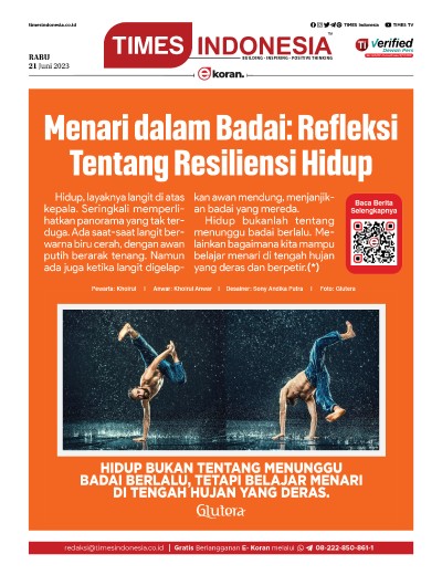 Edisi Rabu, 21 Juni 2023: E-Koran, Bacaan Positif Masyarakat 5.0