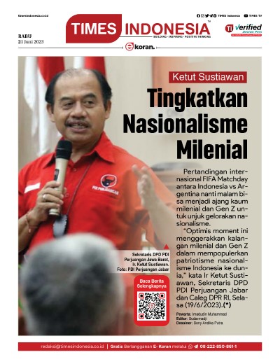 Edisi Rabu, 21 Juni 2023: E-Koran, Bacaan Positif Masyarakat 5.0