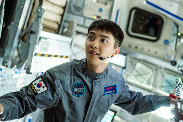 D.O EXO pada film The Moon. FOTO: cjenmmovie