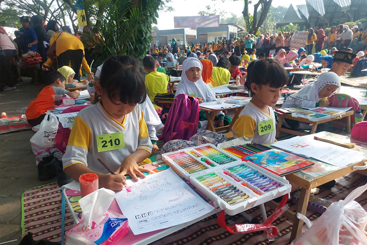 BNN Kabupaten Blitar Gelar Lomba Mewarnai Tingkat KB/Paud-TK