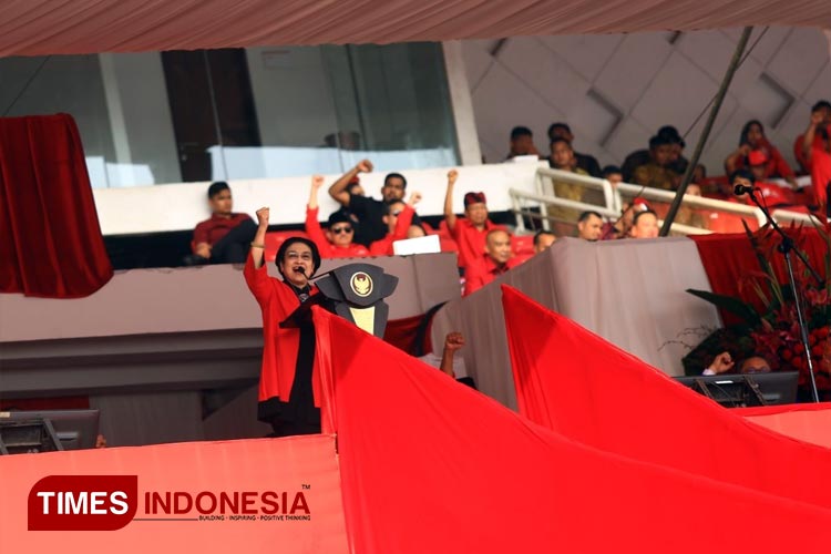Ketua Umum PDI Perjuangan, Megawati Soekarnoputri. (Foto: Tria Adha/TIMES Indonesia)