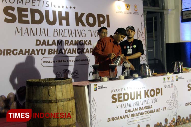 Bondowoso Republik Kopi Meredup, Polres Bondowoso Gaungkan Lagi Lewat Lomba Seduh Kopi
