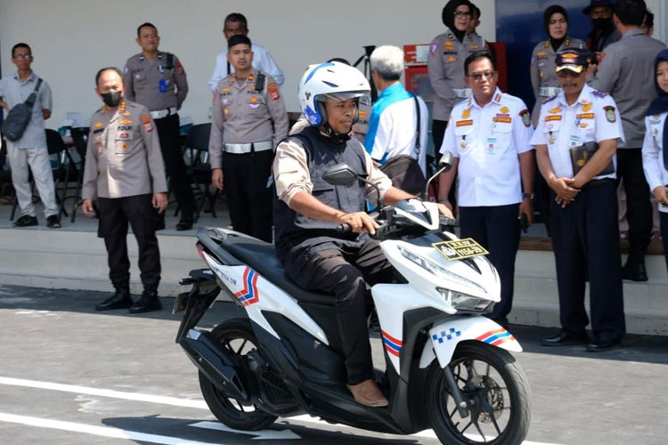 Ditlantas Polda DIY Pamerkan Konsep Uji Praktik SIM Model Baru