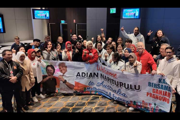 Adian Napitupulu Gelar Konsolidasi dengan Pendukung Ganjar Pranowo di Australia