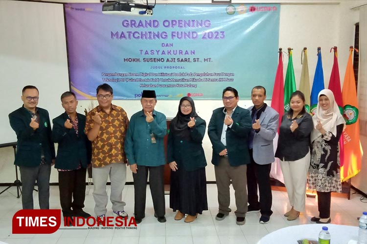 Acara grand opening matching Fund 2023 dan syukuran yang diadakan di Polisma, Senin (26/6/2023). (FOTO: Achmad Fikyansyah/TIMES Indonesia)