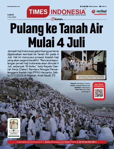 Edisi Sabtu, 1 Juli 2023: E-Koran, Bacaan Positif Masyarakat 5.0