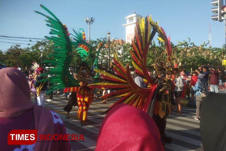 Parade Senja Full Atraksi, Pelajar Kota Madiun Tampil Bergilir