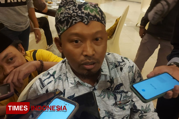 Ketua KPU Bondowoso Junaidi saat dikonfirmasi (FOTO: Moh Bahri/TIMES Indonesia)