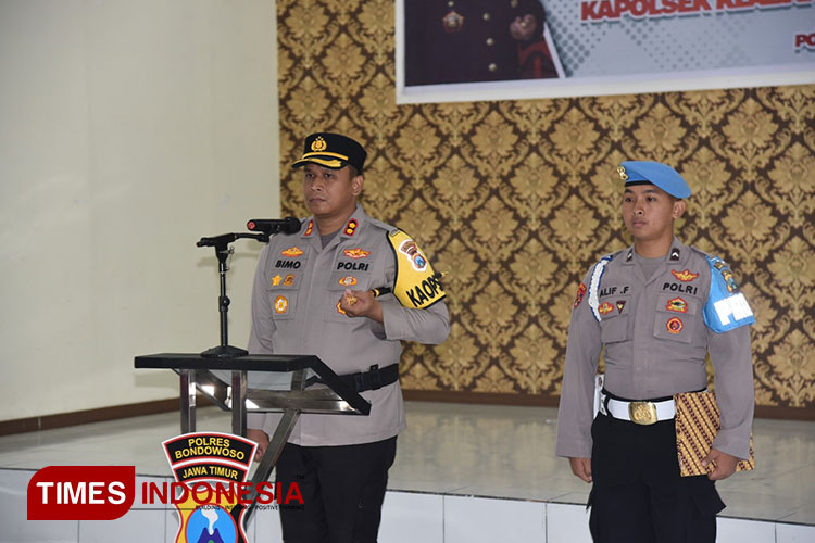 Mutasi Pejabat di Lingkungan Polres Bondowoso, Kapolres: Masyarakat Mitra Polri 