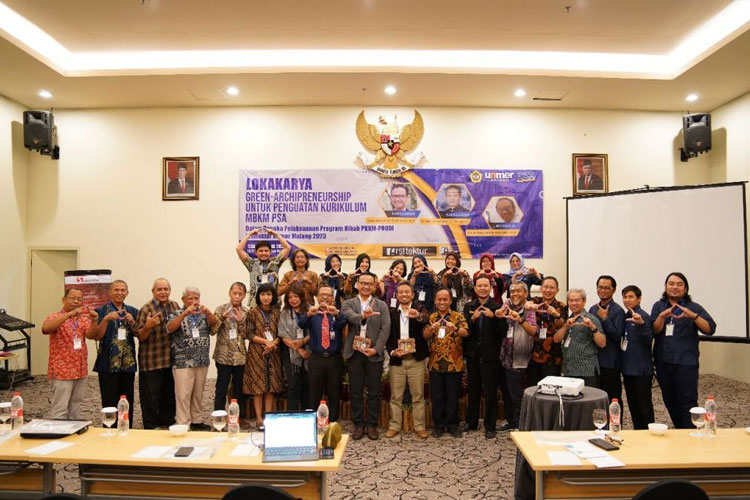Gelar Lokakarya Green-Archipreneurship, Prodi Arsitektur UNMER Malang Perkuat Kurikulum MBKM