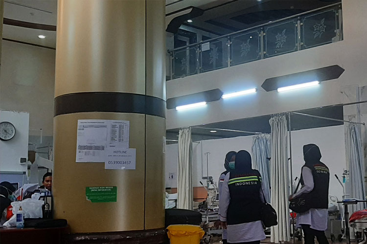 Suasana Klinik Kesehatan Haji Indonesia (KKHI) Makkah. (FOTO: MCH 2023)