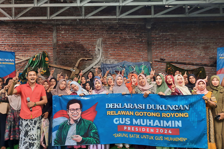 Deklarasi Dukungan Gus Muhaimin Presiden 2024 Relawan Gotong Royong