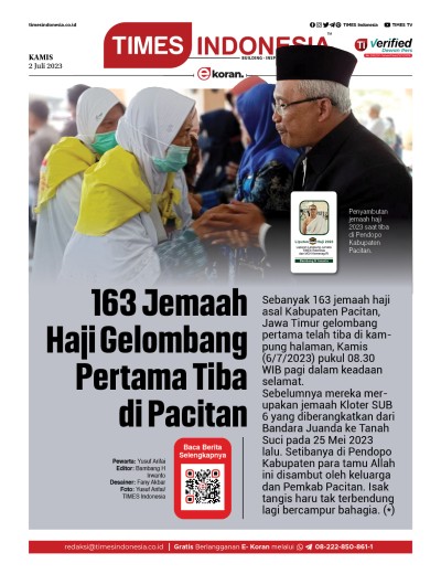 Edisi Kamis, 6 Juli 2023: E-Koran, Bacaan Positif Masyarakat 5.0