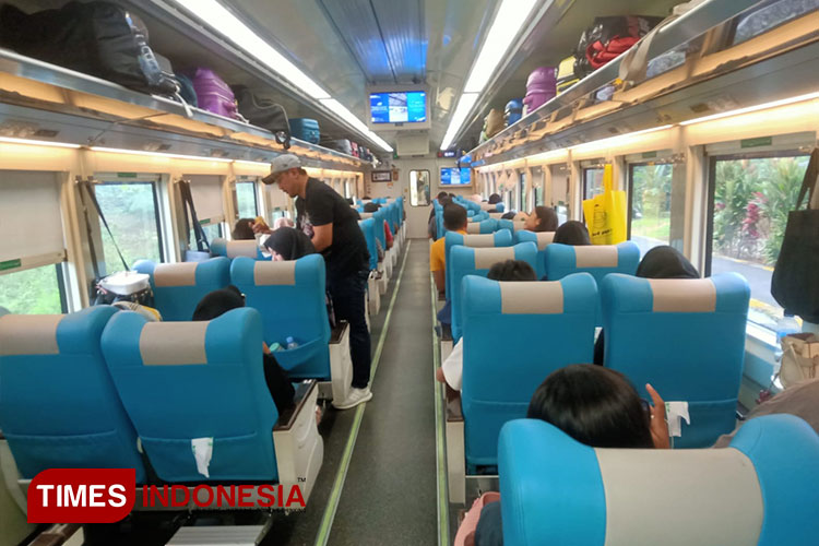 Ilustrasi kereta api. (Foto: Tria Adha/TIMES Indonesia)