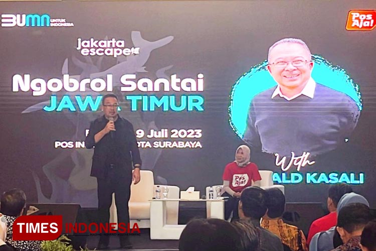Rhenald Kasali Kupas Transformasi Pos Indonesia di Surabaya