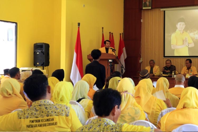 Ini Hasil Rekomendasi Rapimda Golkar Sidoarjo di Pemilu 2024