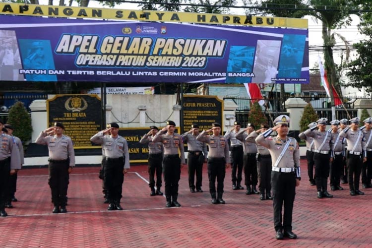 Operasi Patuh Semeru 2023, Polres Malang Utamakan Keselamatan Berlalu Lintas