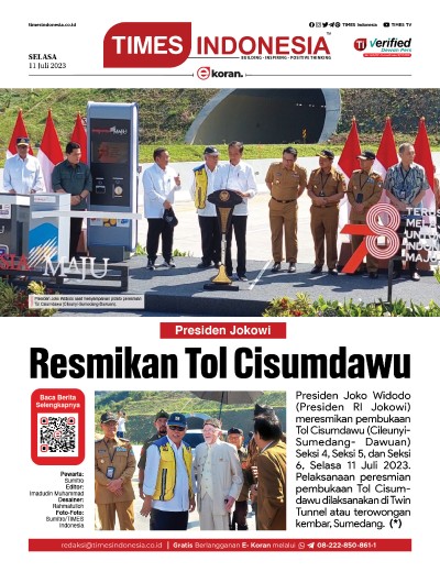 Edisi Selasa, 11 Juli 2023: E-Koran, Bacaan Positif Masyarakat 5.0 