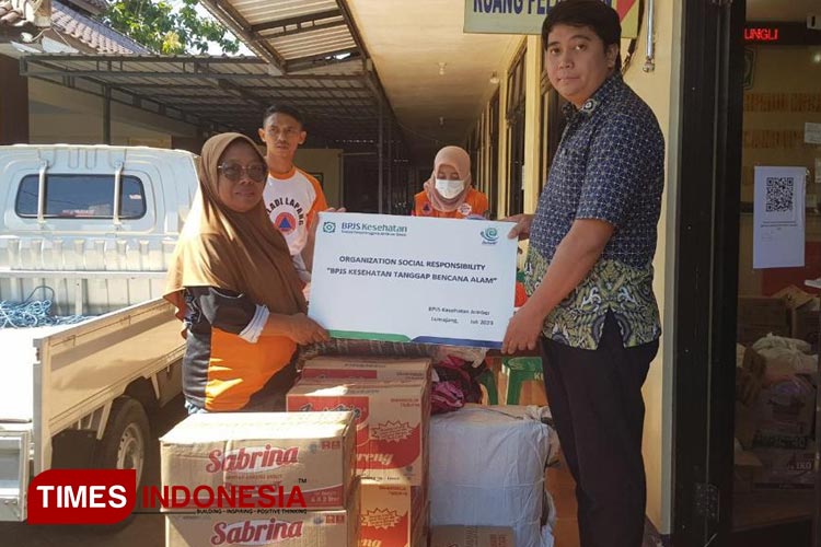 BPJS Kesehatan Jember Salurkan Bantuan untuk Korban Banjir Bandang Lumajang