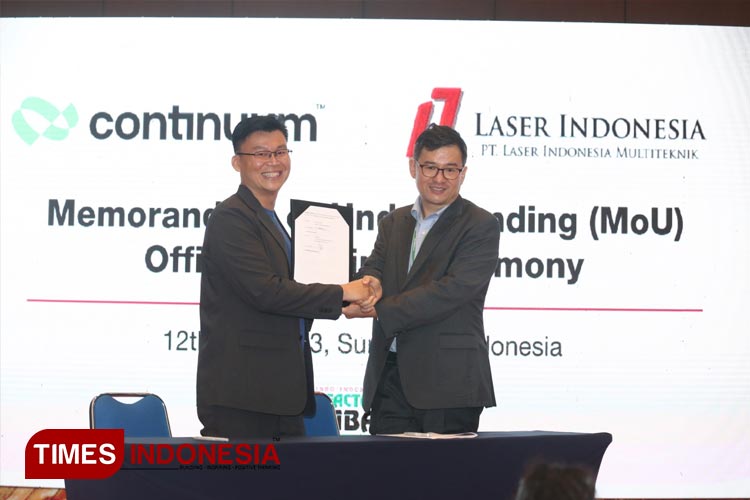 Continuum dan PT Laser Indonesia Kembangkan Laser Cladding di Indonesia