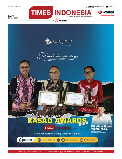 Edisi Rabu, 12 Juli 2023: E-Koran, Bacaan Positif Masyarakat 5.0