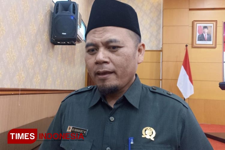 Ketua Komisi I DPRD Kota Blitar, Nuhan Eko Wahyudi (Foto : Nur Al Ana/TIMES Indonesia) 