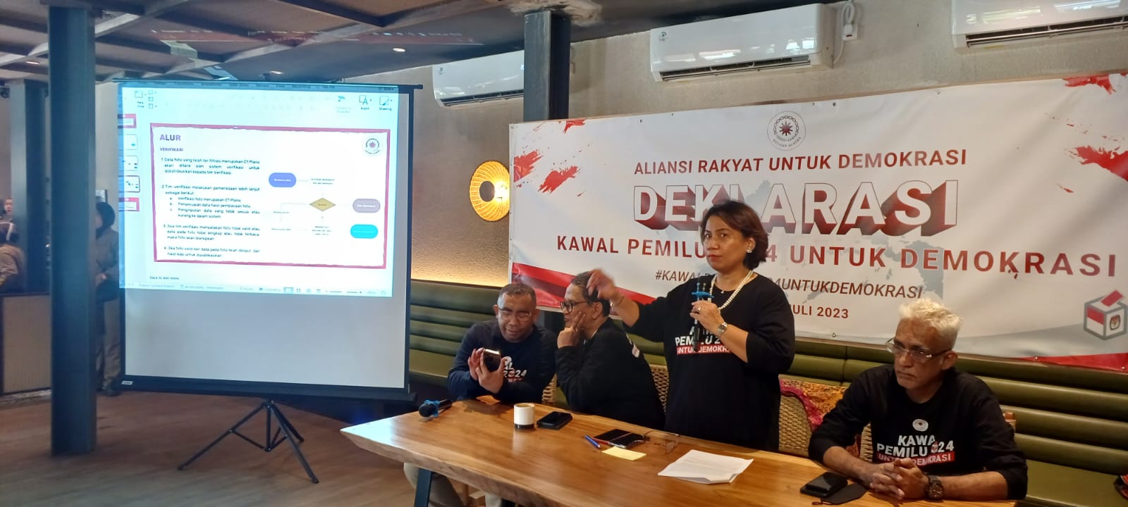 Waspada Kecurangan, Aliansi Rakyat untuk Demokrasi Rilis Perhitungan Suara Pemilu 2024 dalam Sepekan