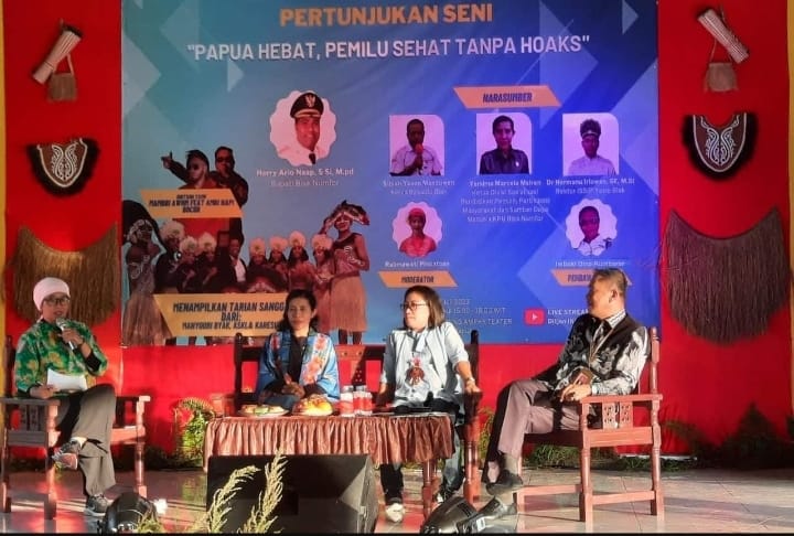 Minimalisir Hoax di Pemilu 2024, Kemkominfo Adakan Sosialisasi Bagi Pemilih Pelajar dan Mahasiswa Biak Numfor