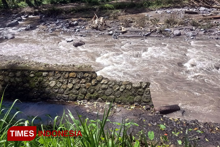 Saluran Irigasi Jebol, Petani Songgon Banyuwangi Terancam Gagal Tanam