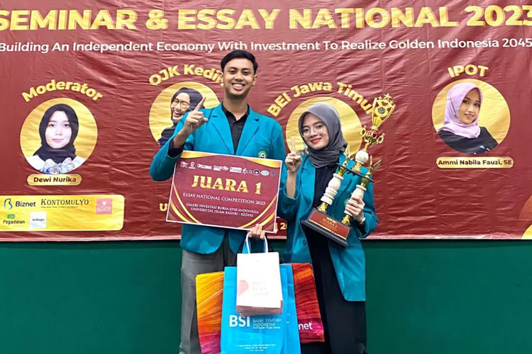 Usung Kemandirian Ekonomi dalam Mendukung Indonesia Emas, Mahasiswa FEB Unisma Juarai Essay Nasional