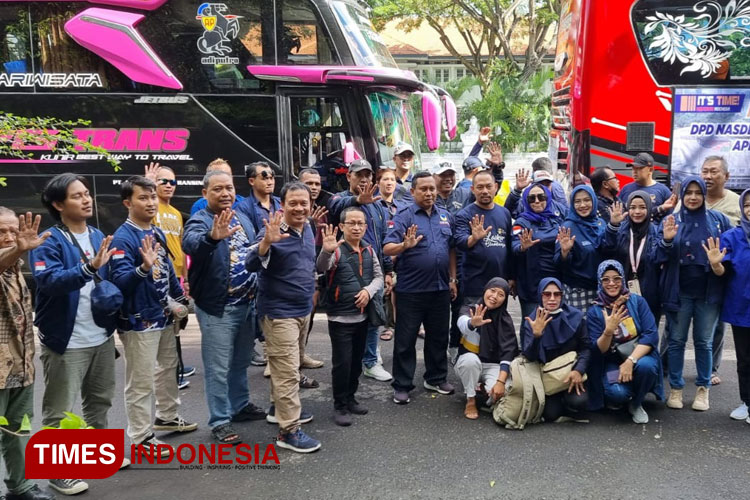 Berangkat Apel Siaga Perubahan, Kader NasDem Banyuwangi Pekikkan Semangat Restorasi