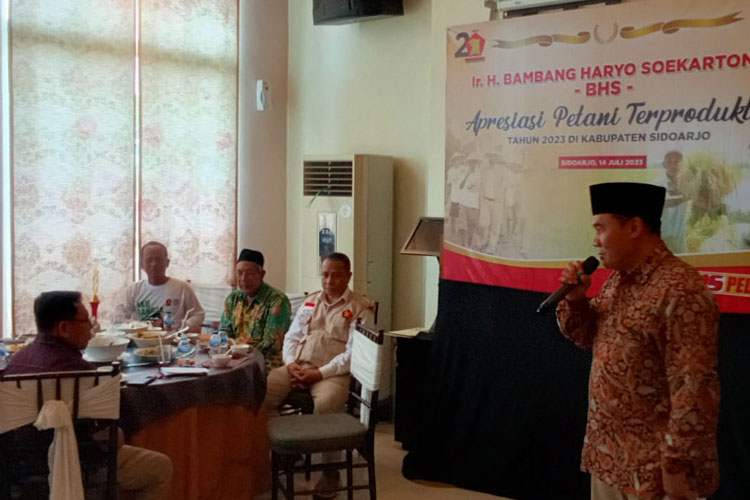 Bambang Haryo Apresiasi Gapoktan Sidoarjo Terproduktif 2023