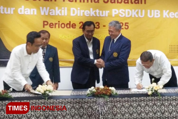 Ganti Nahkoda, Direktur Baru PSDKU UB Kediri Resmi Dilantik Rektor UB