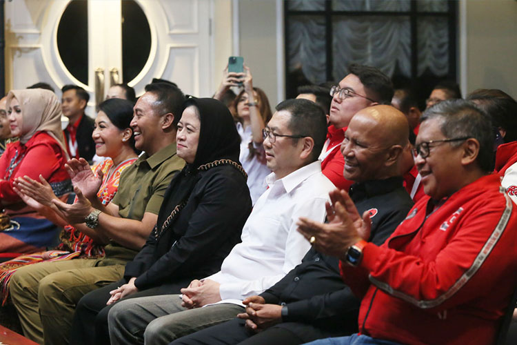 Puan Maharani Saksikan Andika Perkasa dan Arsjad Rasjid Isi Materi Jurkam Ganjar
