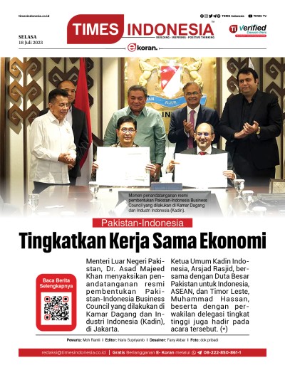 Edisi Selasa, 18 Juli 2023: E-Koran, Bacaan Positif Masyarakat 5.0