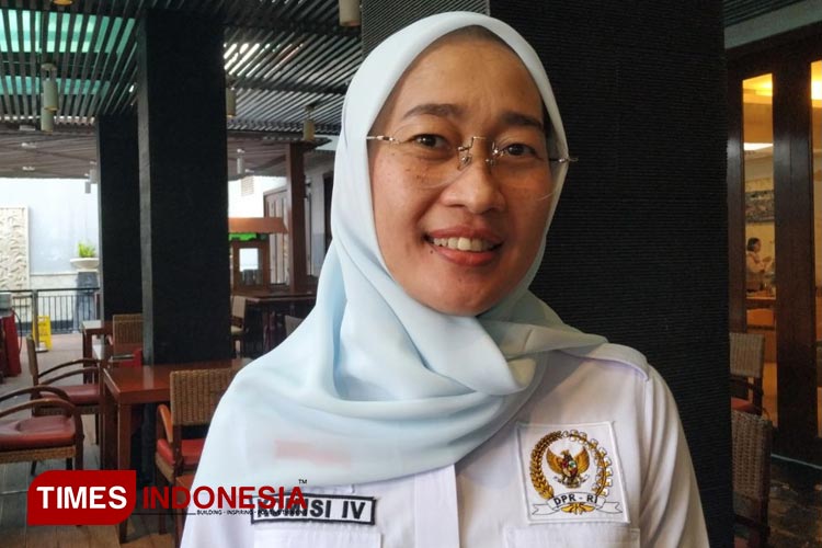 Wakil Ketua Komisi IV DPR RI Anggia Erma Rini (yobby/Times Indonesia) 