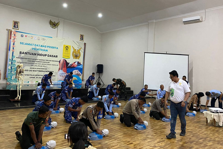 FKUI Gelar Pelatihan Bantuan Hidup Dasar bagi Penderita Jantung di Morotai