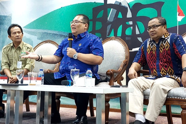 Dialektika Demokrasi dengan tema 'Polemik Zonasi PPDB, Bagaimana Solusinya', di Gedung DPR RI Senayan, Kamis 20 Juli 2023.
