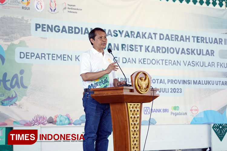 Tarian Lalayon dari Pulau Terluar Buka Baksos FKUI di Morotai