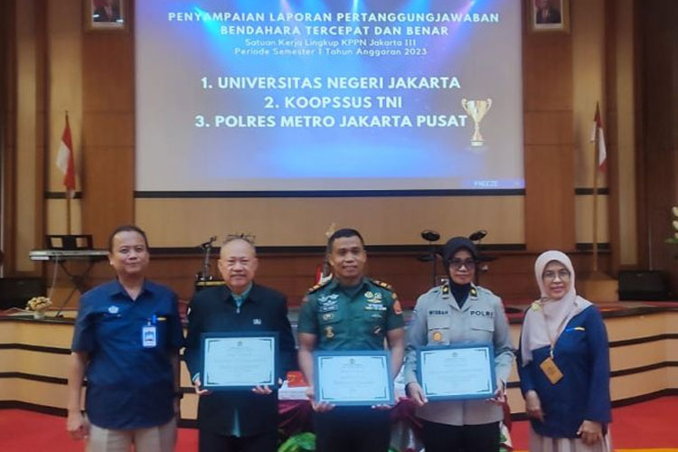 Setelah Meraih WTP, Kini UNJ Raih Anugerah Tata Kelola Keuangan Tercepat dan Benar dari KPPN Kemenkeu