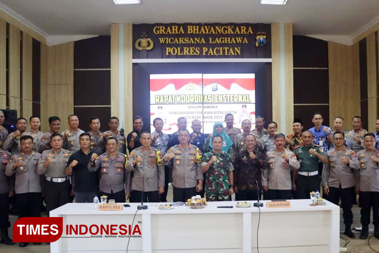 Polres Pacitan Siap Amankan Pilkades Serentak dan Pengesahan Warga PSHT