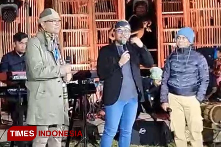 Gus Haris di Jazz Gunung Bromo 2023. (Foto: Jazz Gunung Bromo for TIMES indonesia)