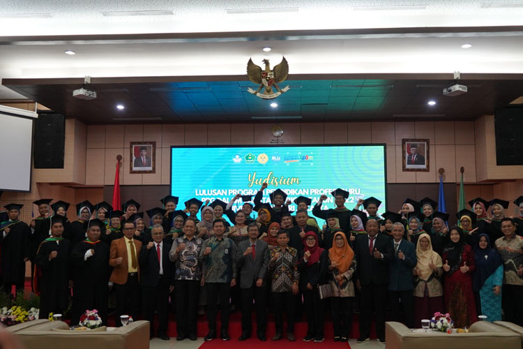 LP3M UNJ Yudisium 2.402 Lulusan PPG Dalam Jabatan Angkatan 2022 (22/7/2023). (FOTO: ist)