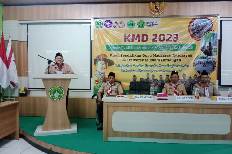 Gelar KMD 2023, PGMI Unisla Cetak Pembina Pramuka Profesional dan Berkualitas